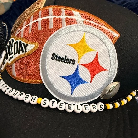 NFL Pittsburgh Steelers playoff game day ready trucker hat NWOT - Picture 3 of 9